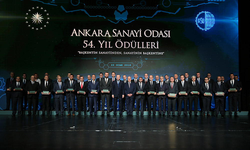 Ankara Sanayi Odası 54. Yıl Ödül Töreni