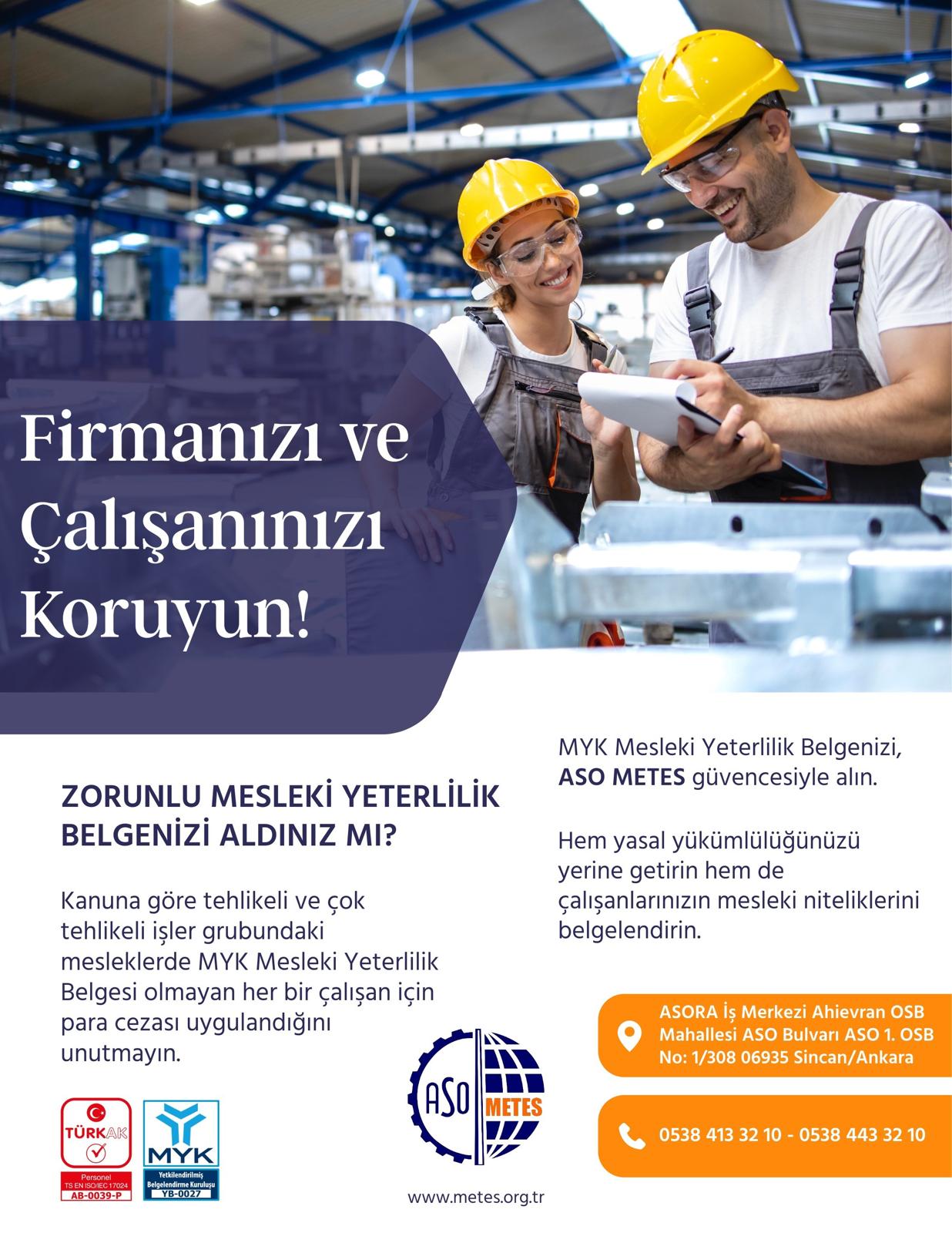 ZORUNLU MESLEKİ YETERLİLİK BELGESİ