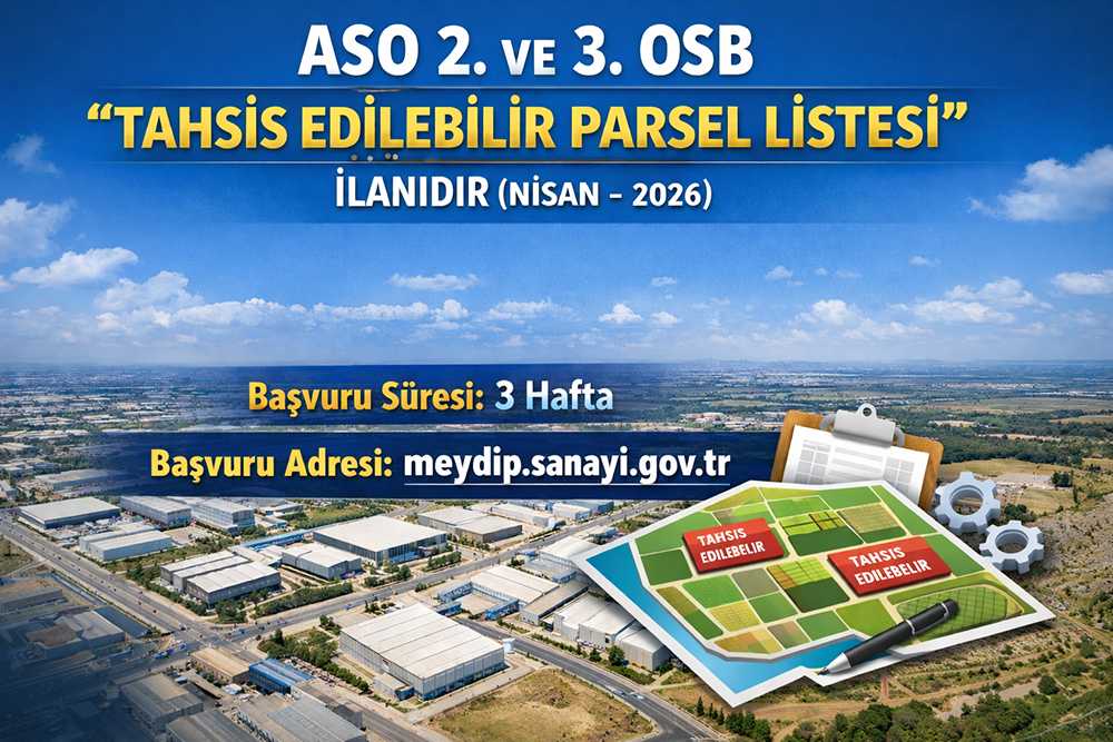 TAHSİS EDİLEBİLİR PARSEL LİSTESİ (NİSAN-2026)