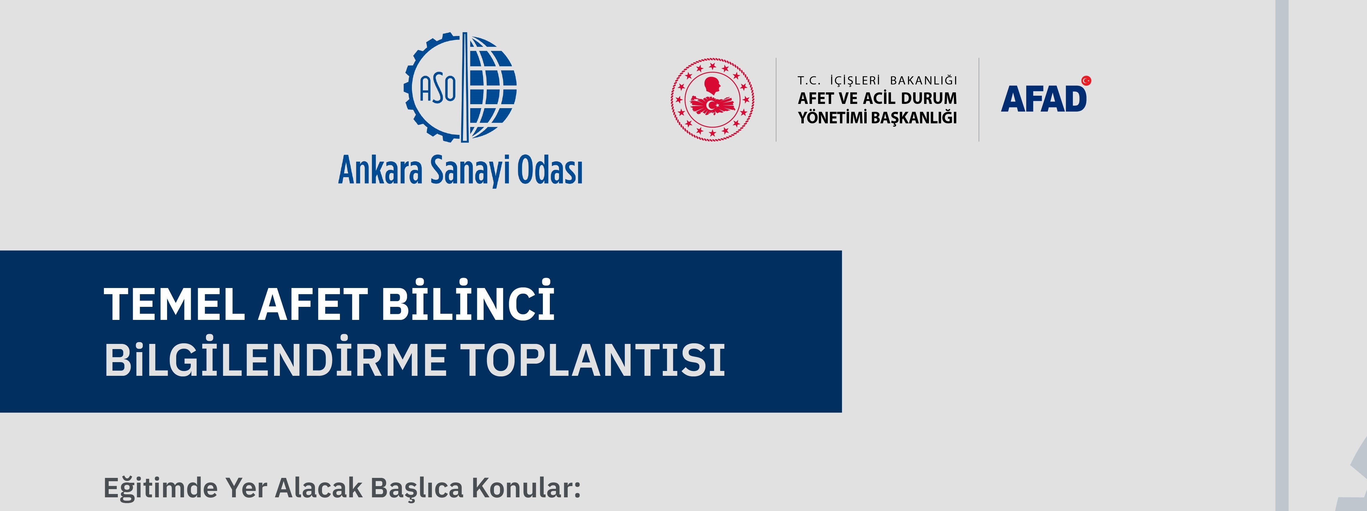 Temel Afet Bilinci Bilgilendirme Toplantısı