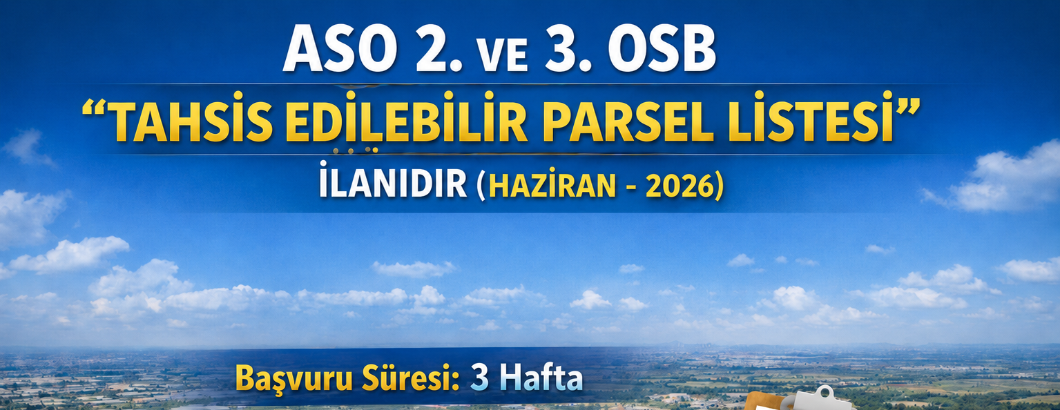 TAHSİS EDİLEBİLİR PARSEL LİSTESİ (HAZİRAN-2026)