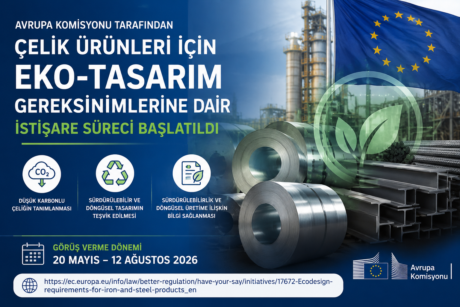 ESPR Kapsamında Çelik Ürünlerine Yönelik İstişare Süreci