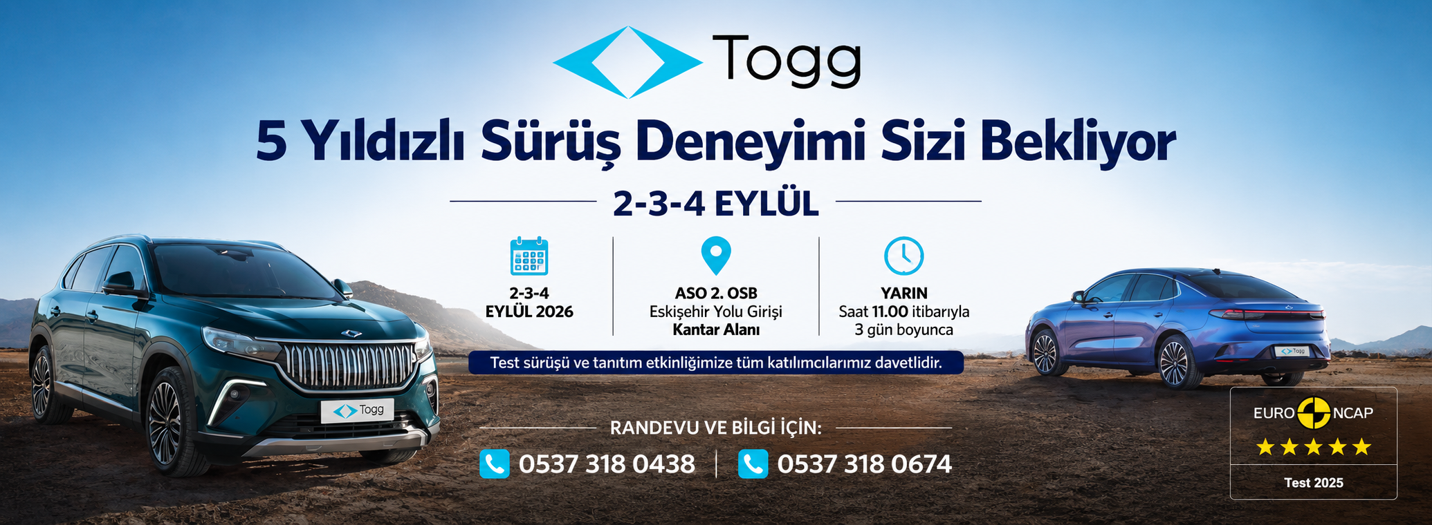 TOGG Test Sürüşü Deneyimi ve Tanıtım Etkinliği Hakkında