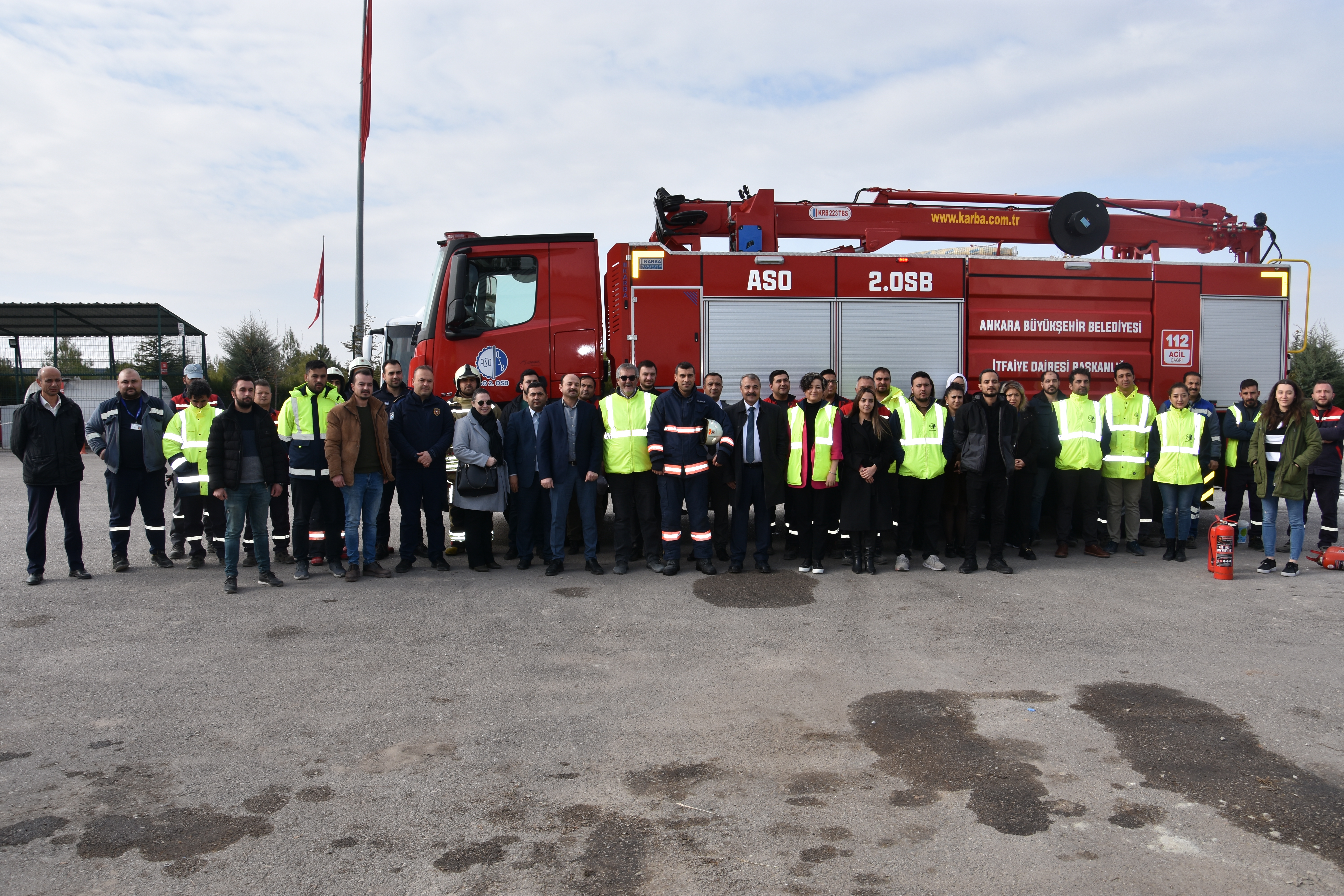 ABB İtfaiye Daire Başkanlığı Tarafından Bölgemiz Personeline Yangın Bilinçlendirme Eğitimi Verildi