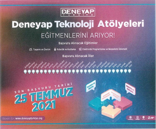 DENEYAP TÜRKİYE EĞİTMEN BELİRLEME HK.